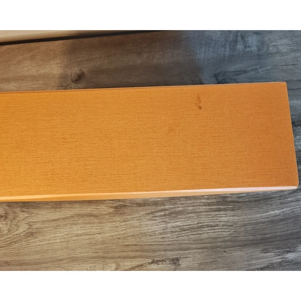 Louis Vuitton Magnetic Storage Box 14x10x5 Orange Saffron Logo Ribbon Gift